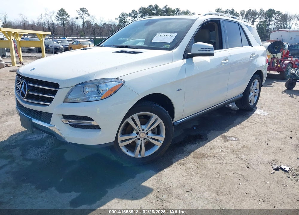 2012 MERCEDES-BENZ ML 350 VIN: 4JGDA5HB2CA043993