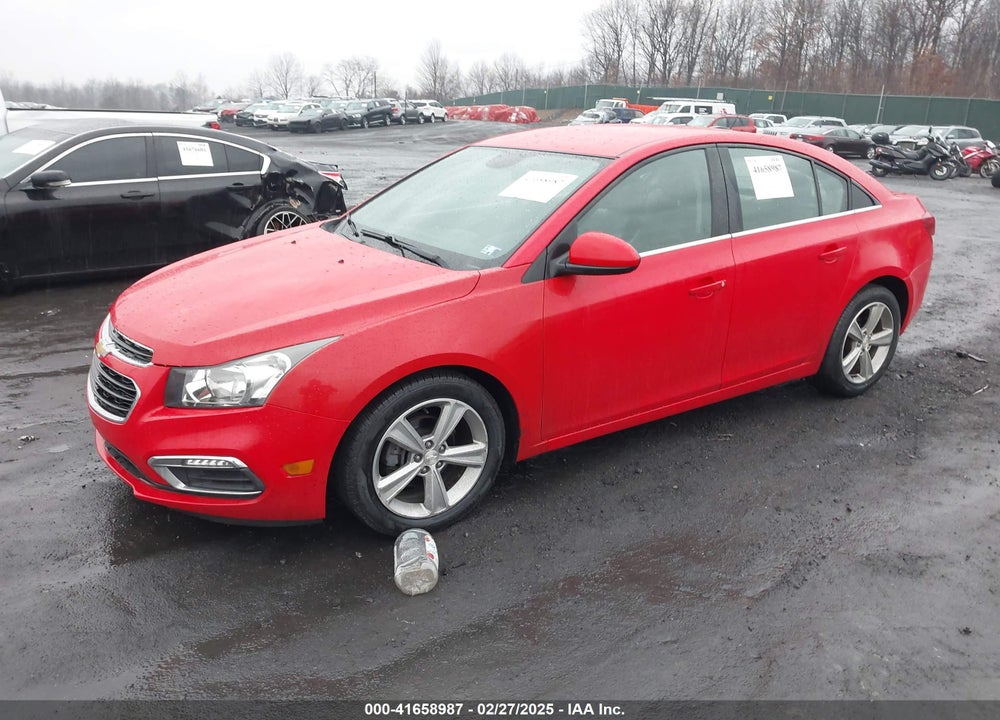 2015 CHEVROLET CRUZE 2LT AUTO VIN: 1G1PE5SBXF7254724