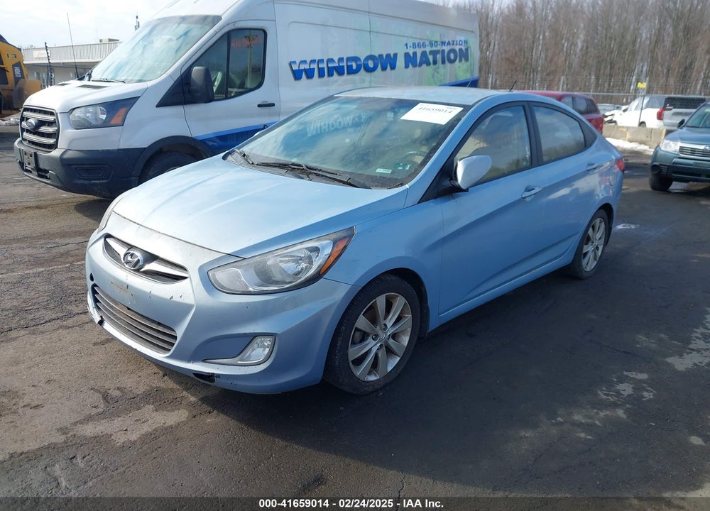 2013 HYUNDAI ACCENT GLS VIN: KMHCU4AE9DU405786