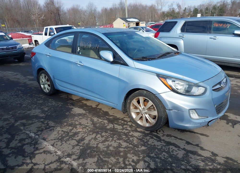 2013 HYUNDAI ACCENT GLS VIN: KMHCU4AE9DU405786