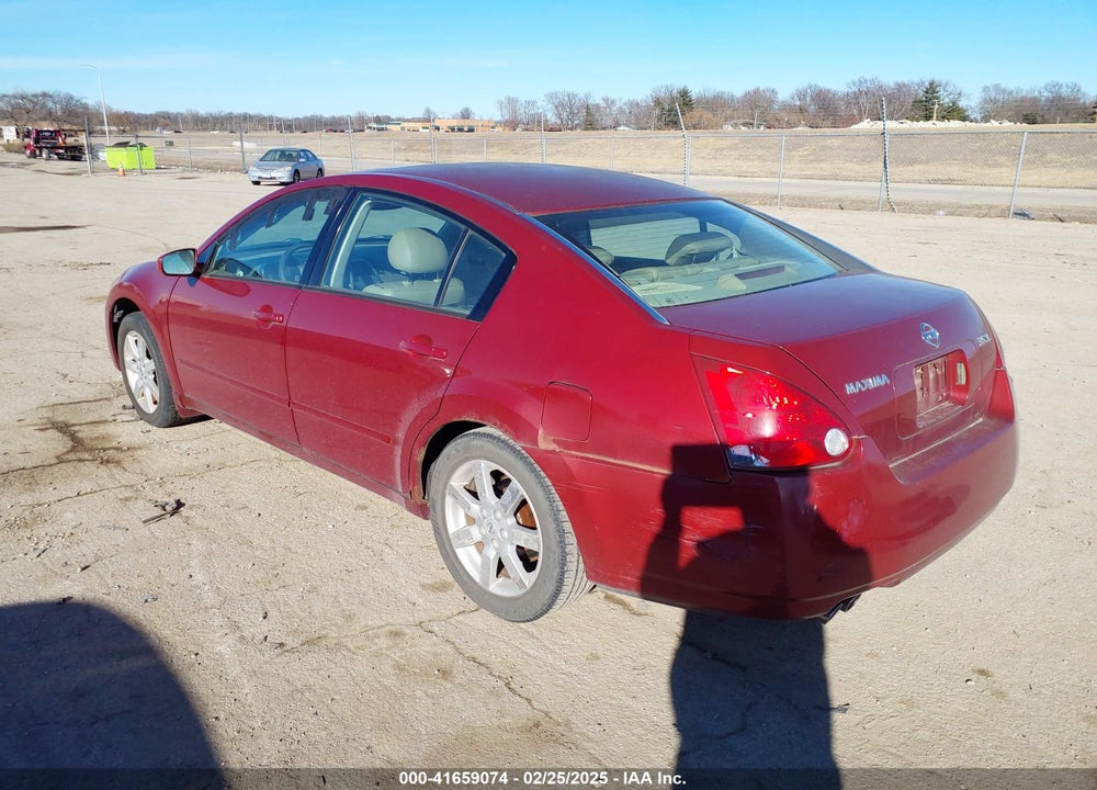 2004 NISSAN MAXIMA 3.5 SL VIN: 1N4BA41E74C902355
