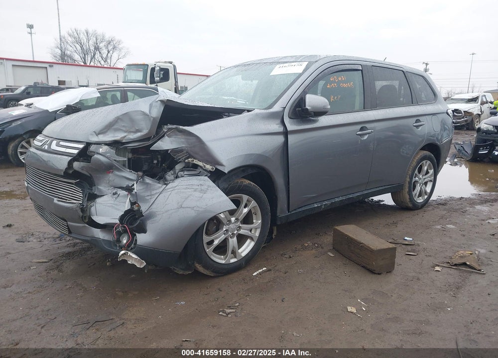 2014 MITSUBISHI OUTLANDER VIN: JA4AZ3A37EZ000515