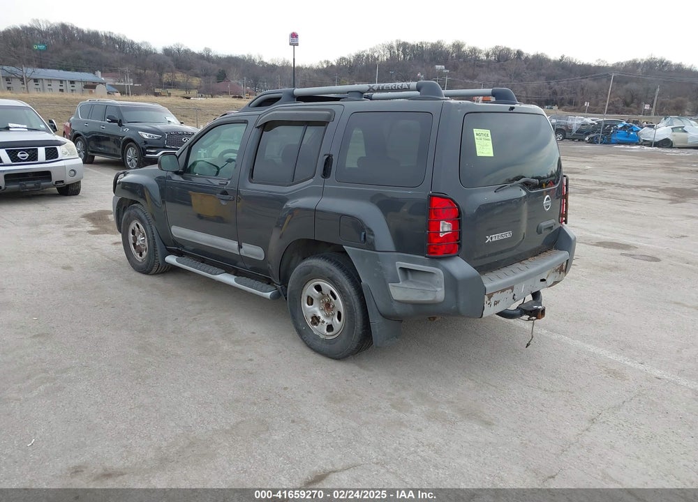 2009 NISSAN XTERRA X VIN: 5N1AN08U09C502169