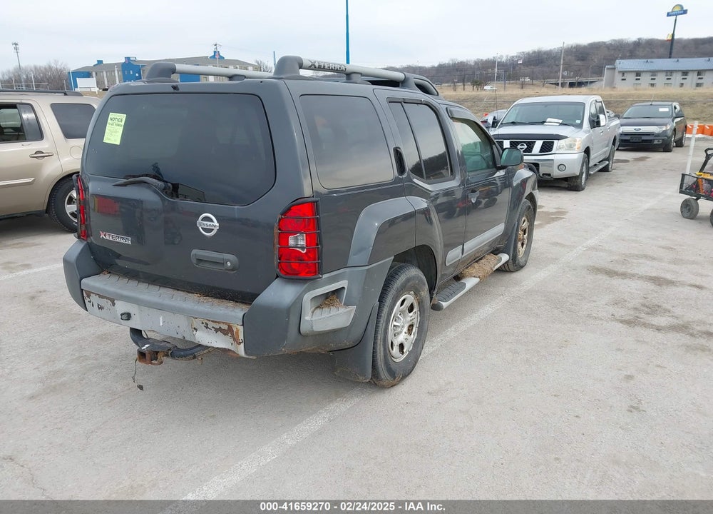 2009 NISSAN XTERRA X VIN: 5N1AN08U09C502169
