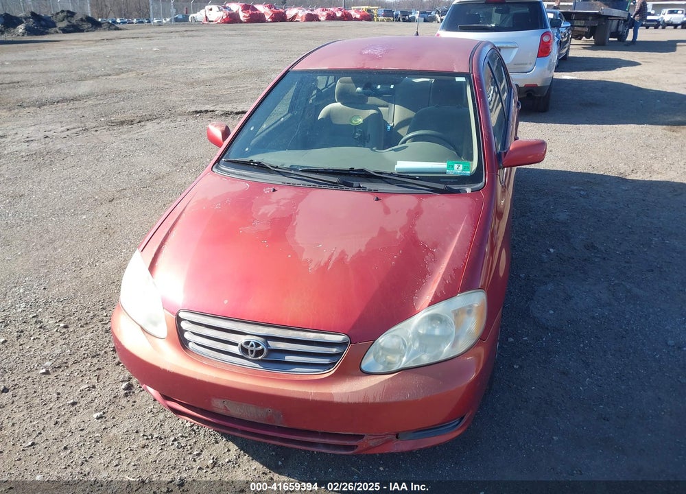 2003 TOYOTA COROLLA LE VIN: 2T1BR32E23C071445