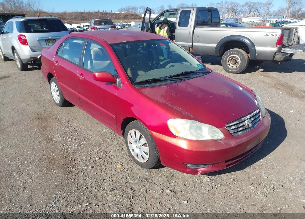 2003 TOYOTA COROLLA LE VIN: 2T1BR32E23C071445