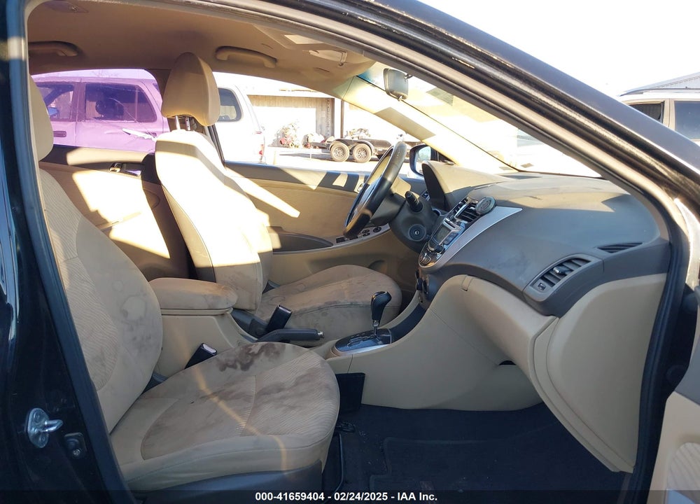 2012 HYUNDAI ACCENT GLS VIN: KMHCU4AE5CU211402