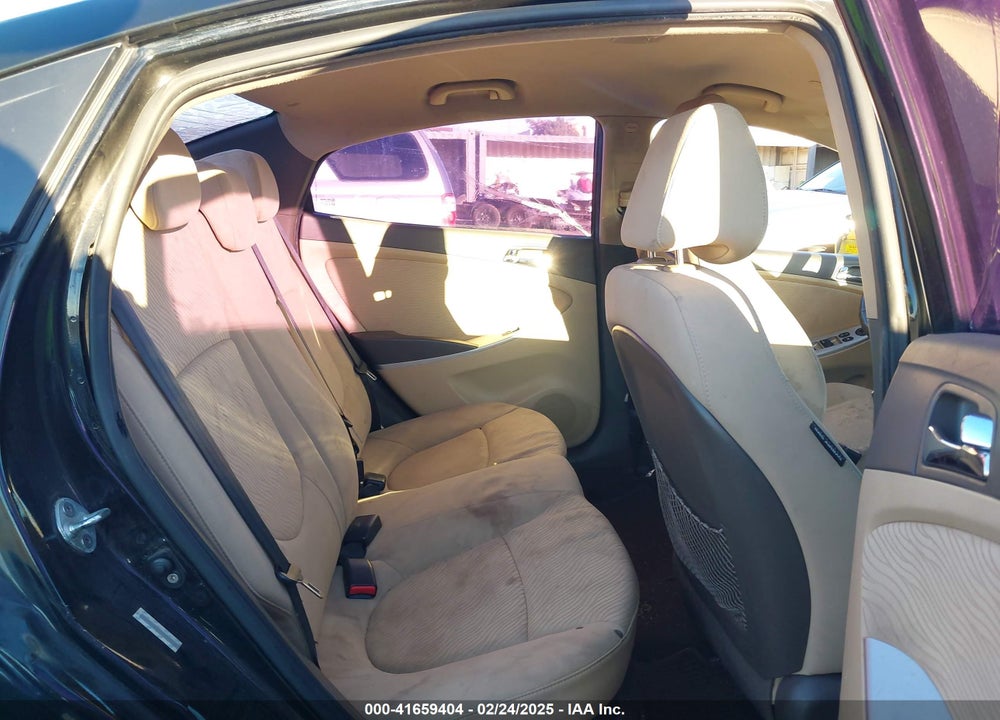 2012 HYUNDAI ACCENT GLS VIN: KMHCU4AE5CU211402