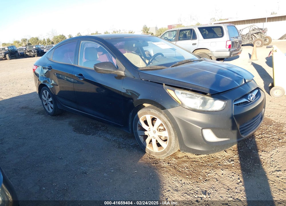 2012 HYUNDAI ACCENT GLS VIN: KMHCU4AE5CU211402