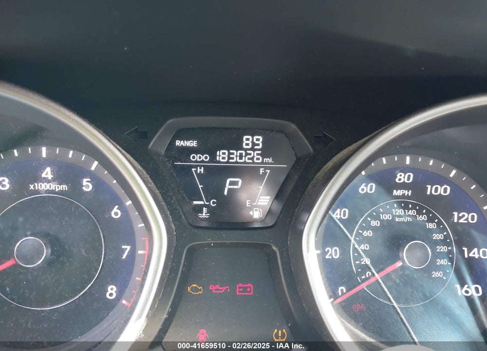 2011 HYUNDAI ELANTRA LIMITED VIN: 5NPDH4AE6BH049026
