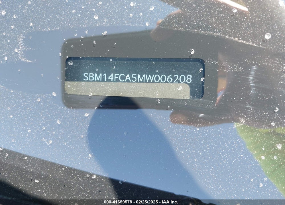 2021 MCLAREN 720S VIN: SBM14FCA5MW006208