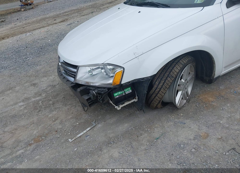 2012 DODGE AVENGER VIN: 1C3CDZCB9CN196213