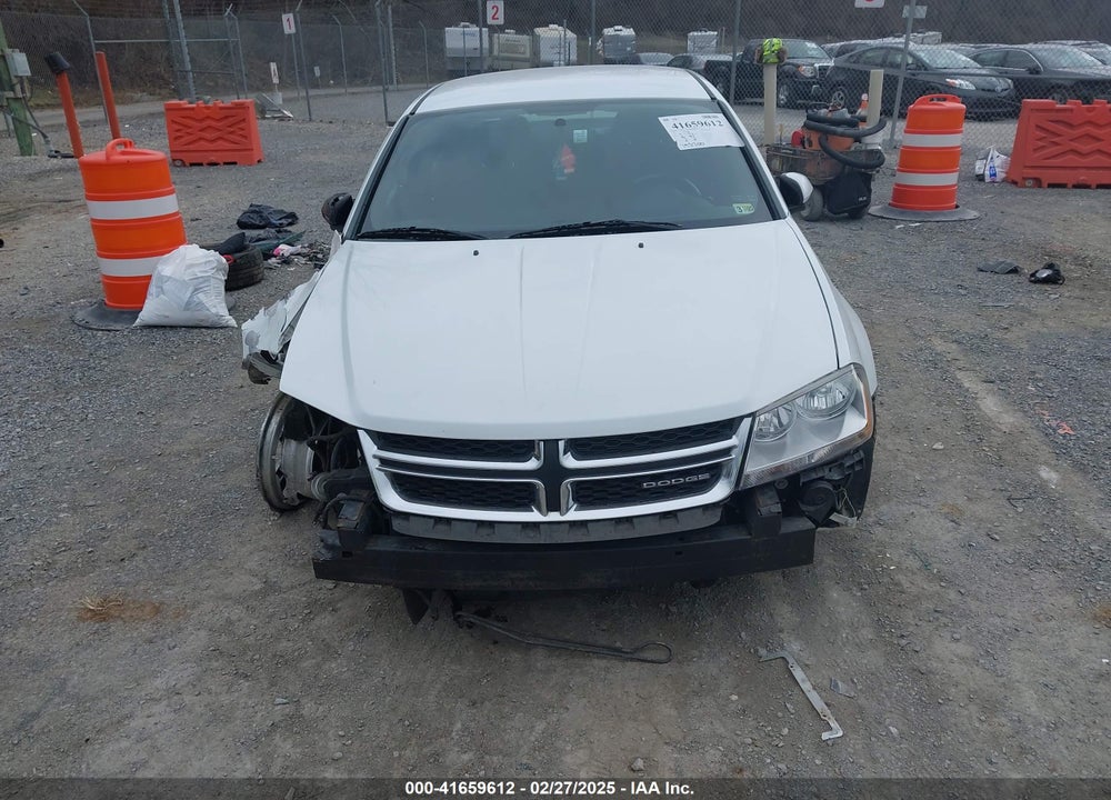 2012 DODGE AVENGER VIN: 1C3CDZCB9CN196213