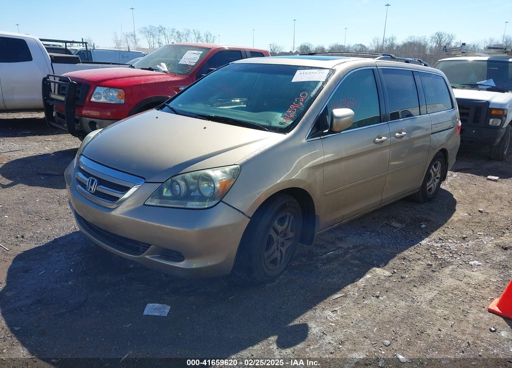 2005 HONDA ODYSSEY VIN: 5FNRL387X5B122844