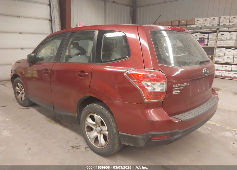 2014 SUBARU FORESTER VIN: JF2SJAAC8EH406543