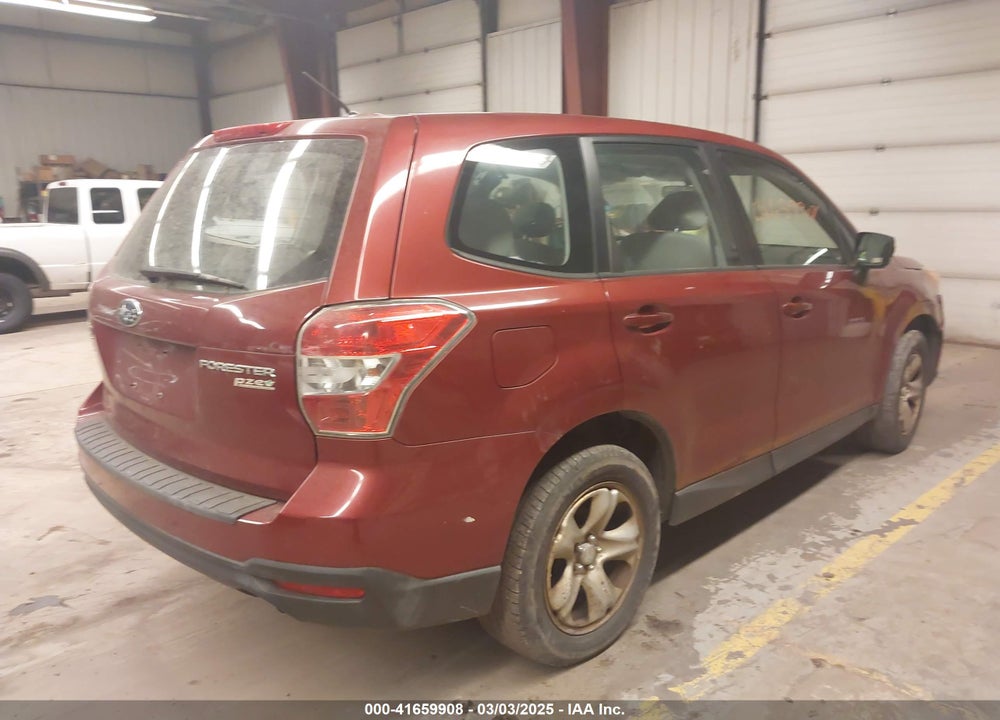2014 SUBARU FORESTER VIN: JF2SJAAC8EH406543