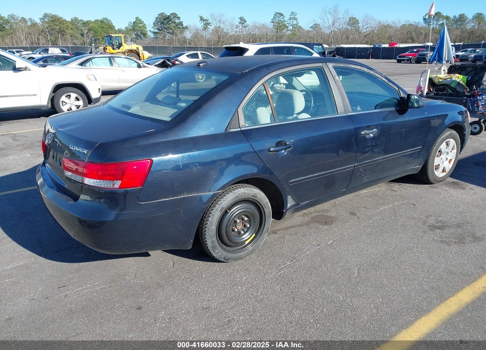 2008 HYUNDAI SONATA GLS VIN: 5NPET46C18H315264