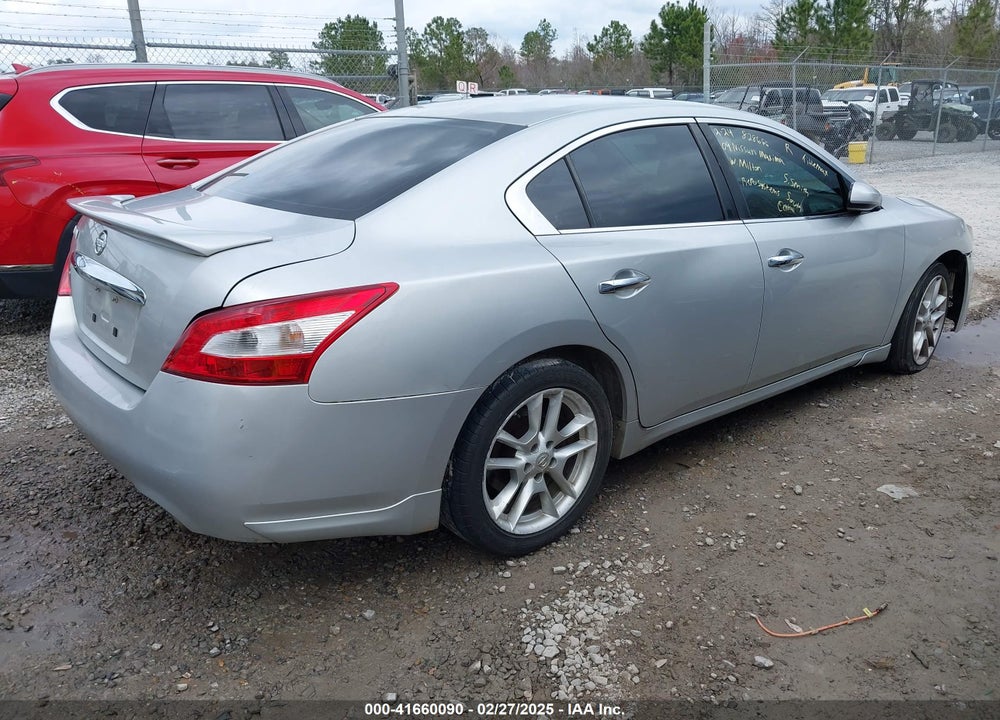 2009 NISSAN MAXIMA 3.5 S VIN: 1N4AA51E39C828666