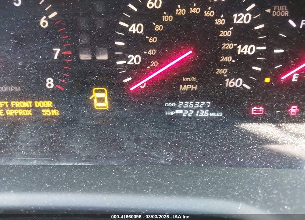 2003 LEXUS LS 430 VIN: JTHBN30F730092405