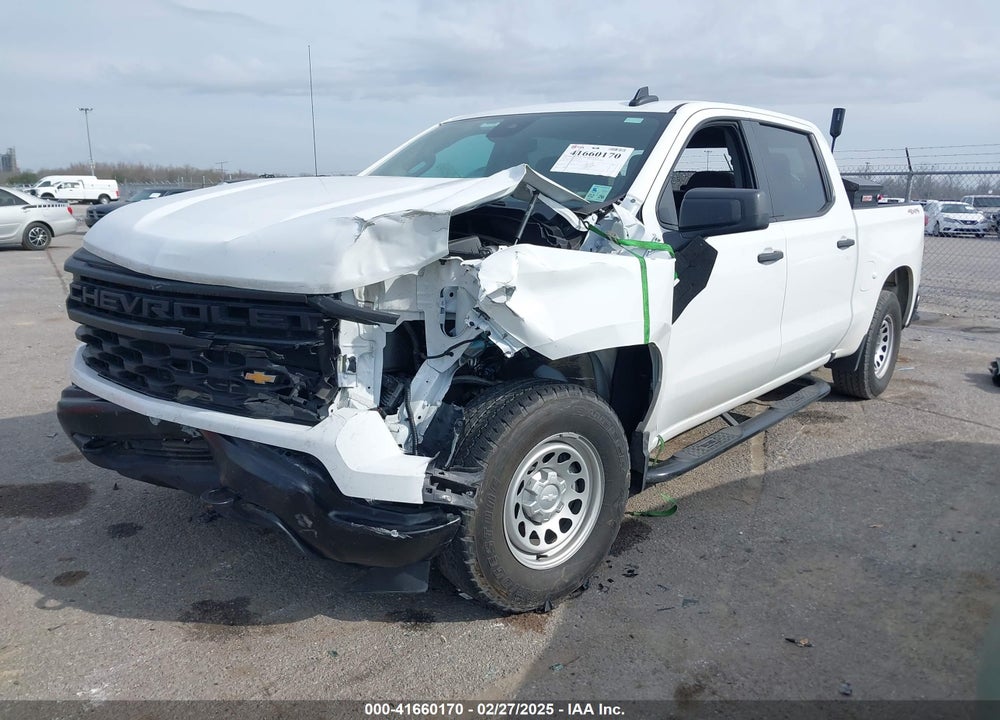 2024 CHEVROLET SILVERADO 1500 4WD SHORT BED WT VIN: 1GCUDAEDXRZ234761