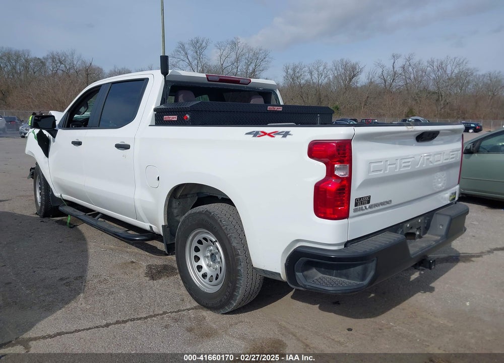 2024 CHEVROLET SILVERADO 1500 4WD SHORT BED WT VIN: 1GCUDAEDXRZ234761