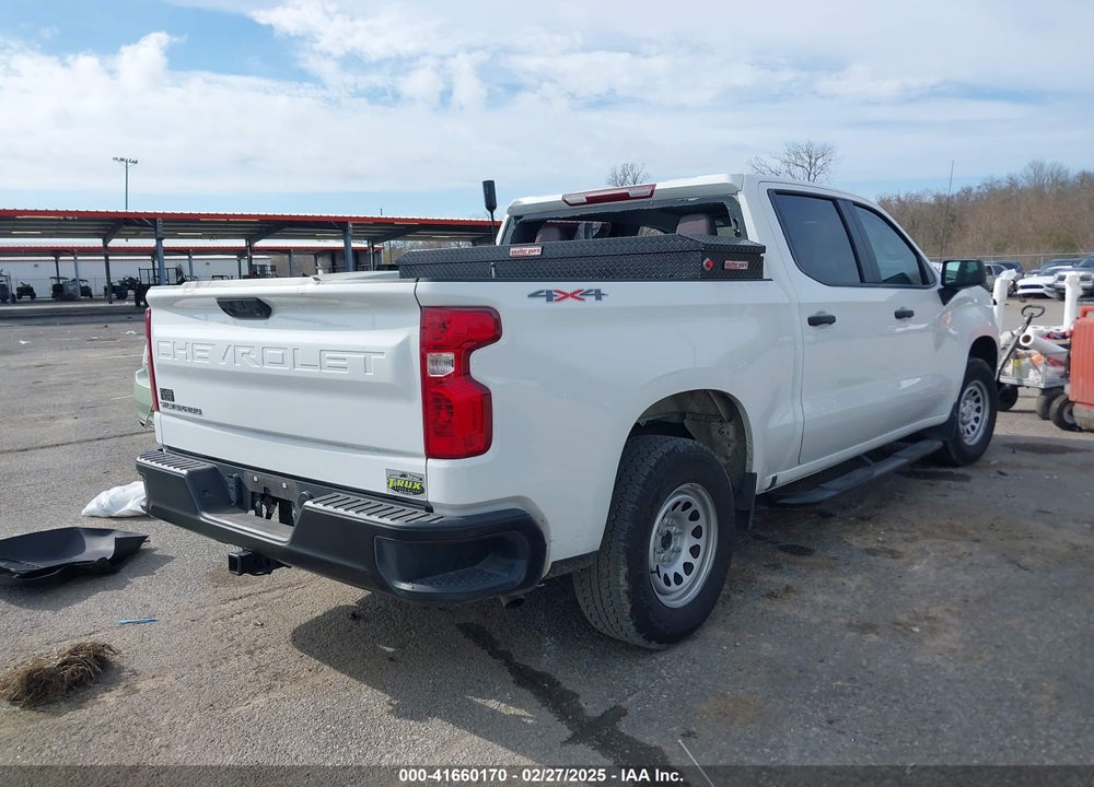 2024 CHEVROLET SILVERADO 1500 4WD SHORT BED WT VIN: 1GCUDAEDXRZ234761