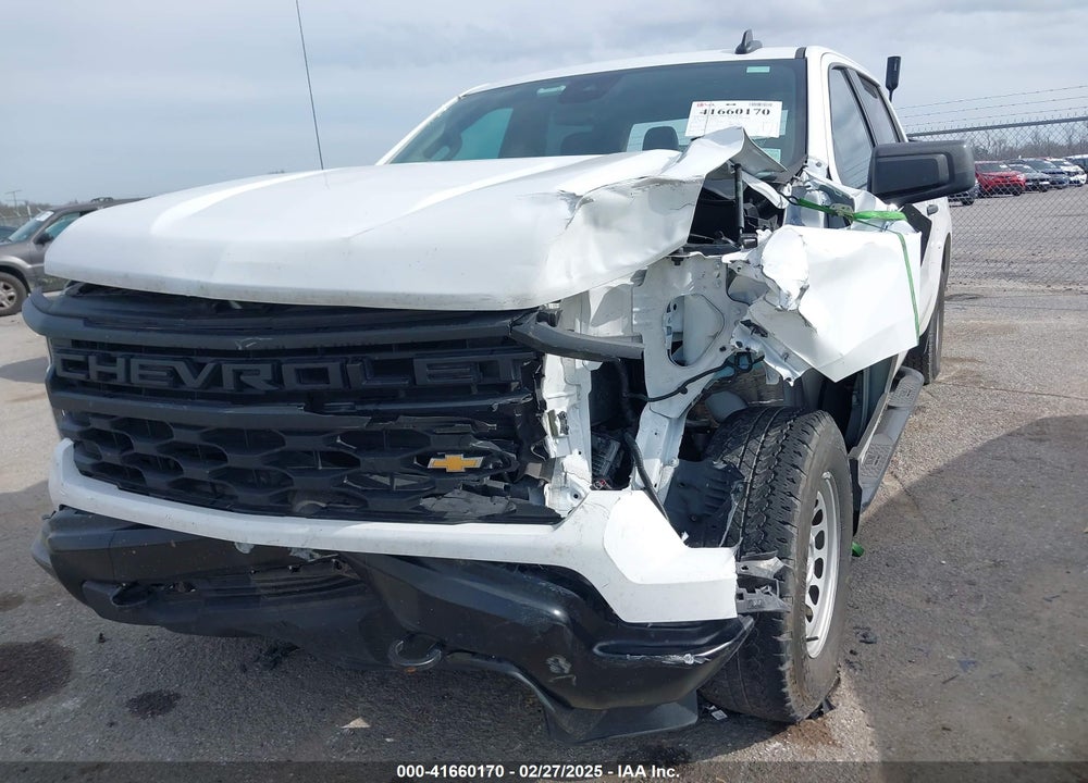 2024 CHEVROLET SILVERADO 1500 4WD SHORT BED WT VIN: 1GCUDAEDXRZ234761
