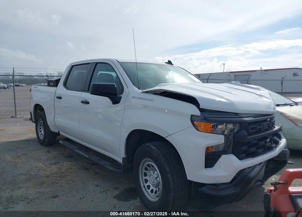 2024 CHEVROLET SILVERADO 1500 4WD SHORT BED WT VIN: 1GCUDAEDXRZ234761