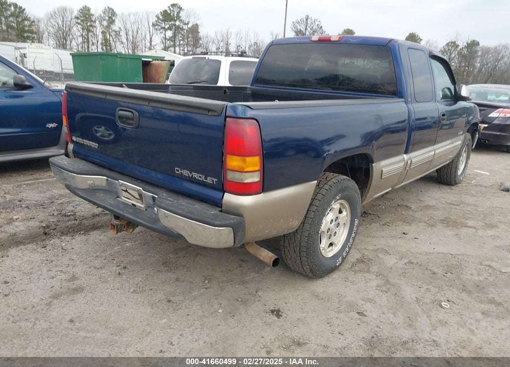 1999 CHEVROLET SILVERADO 1500 LS VIN: 2GCEK19T4X1239505