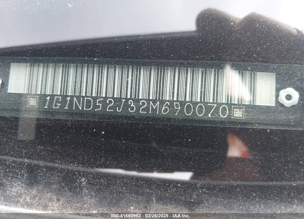 2002 CHEVROLET MALIBU VIN: 1G1ND52J32M690070