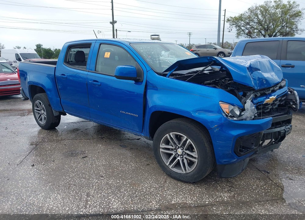 2022 CHEVROLET COLORADO 2WD  SHORT BOX WT VIN: 1GCGSBEA4N1297393
