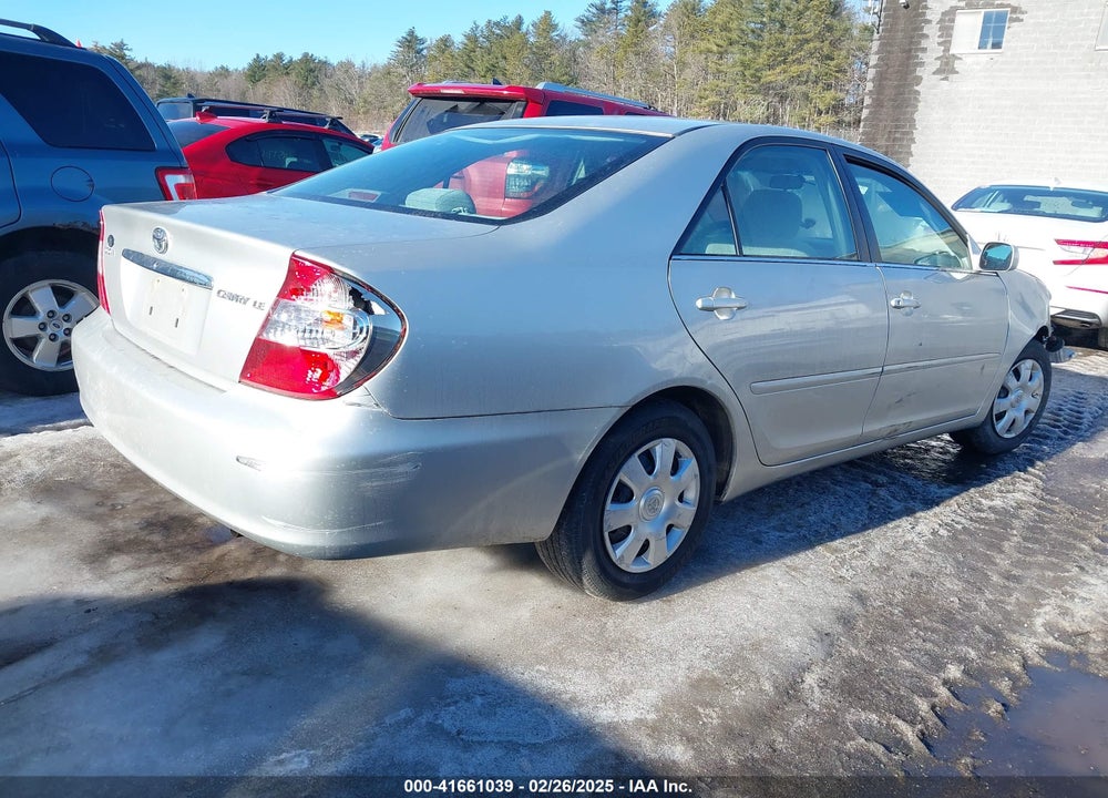2004 TOYOTA CAMRY LE VIN: 4T1BE32K34U376616