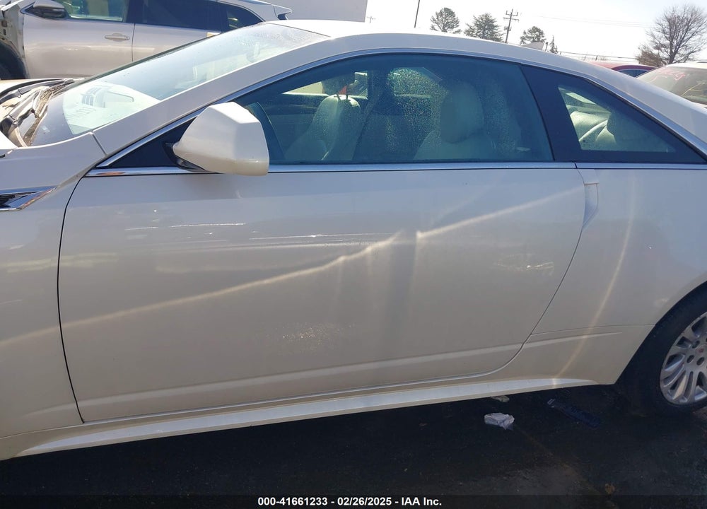 2012 CADILLAC CTS STANDARD VIN: 1G6DA1E38C0118487