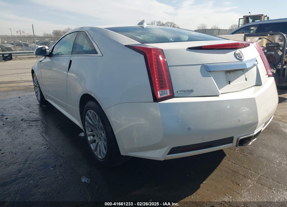 2012 CADILLAC CTS STANDARD VIN: 1G6DA1E38C0118487