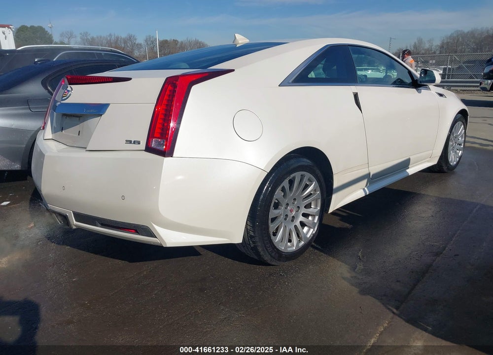 2012 CADILLAC CTS STANDARD VIN: 1G6DA1E38C0118487