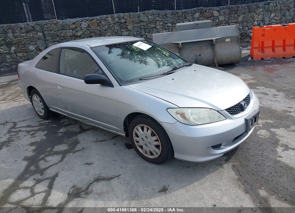 2005 HONDA CIVIC LX VIN: 1HGEM22605L053618