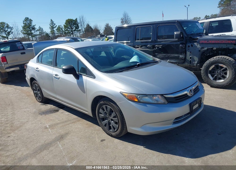 2012 HONDA CIVIC LX VIN: 19XFB2F50CE092242