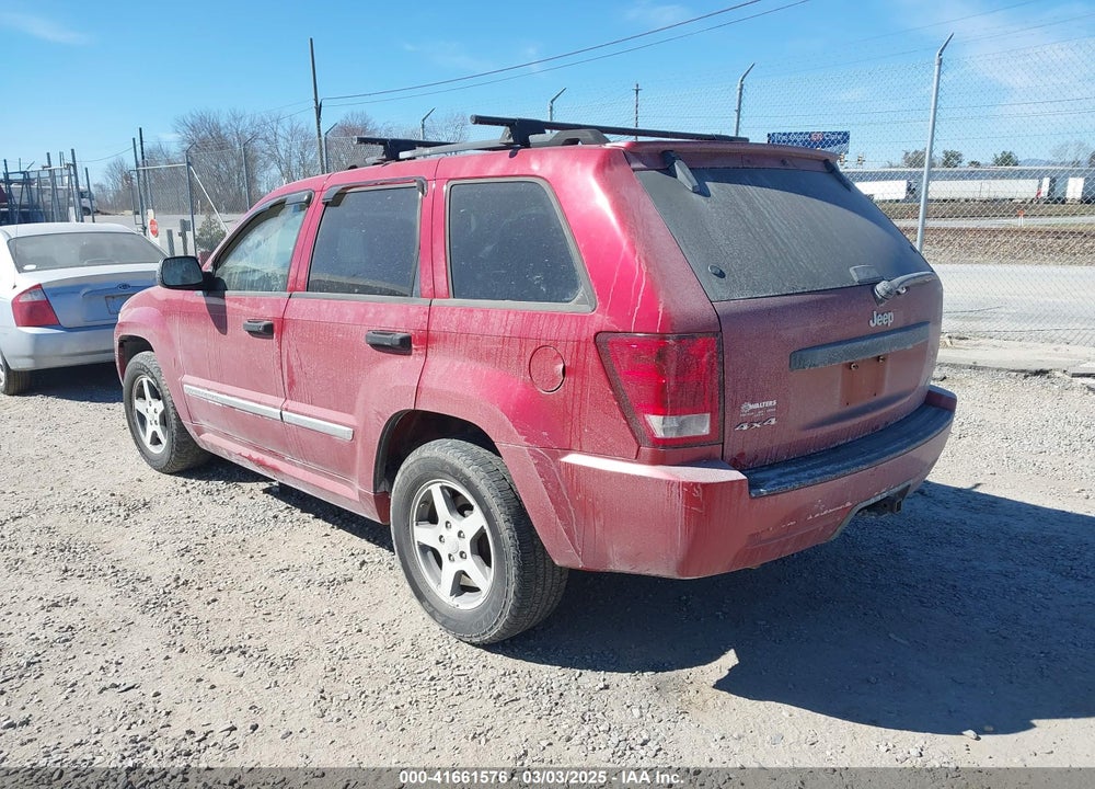 2005 JEEP GRAND CHEROKEE LAREDO VIN: 1J4GR48K05C646348