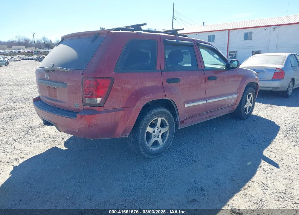 2005 JEEP GRAND CHEROKEE LAREDO VIN: 1J4GR48K05C646348