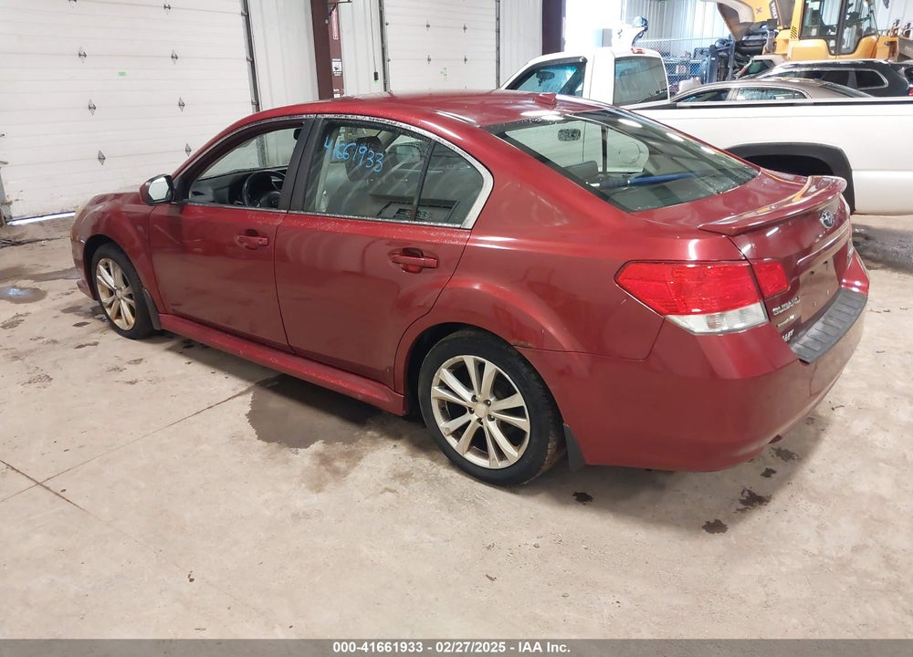 2013 SUBARU LEGACY VIN: 4S3BMBK66D3026956