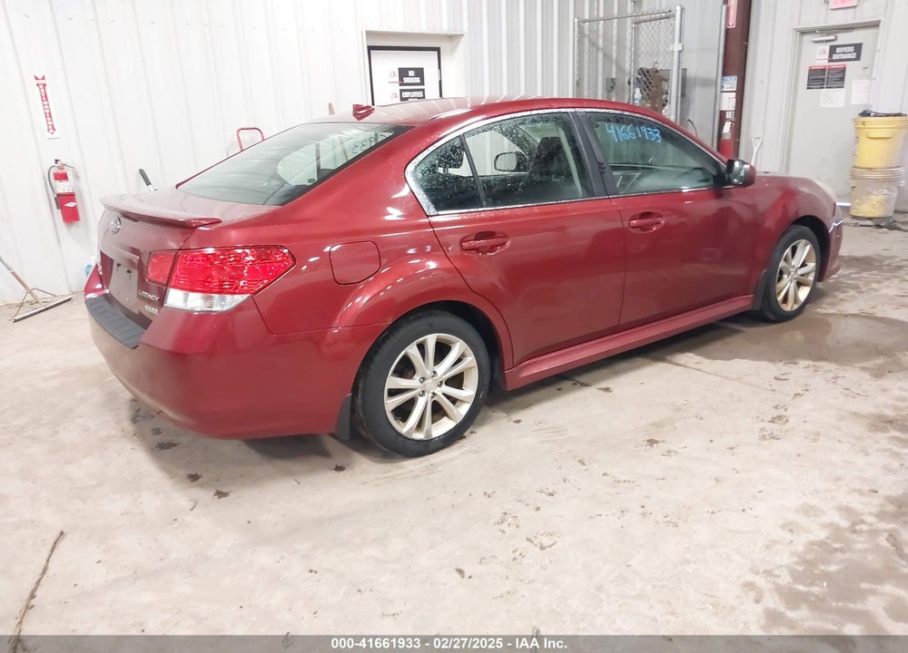 2013 SUBARU LEGACY VIN: 4S3BMBK66D3026956