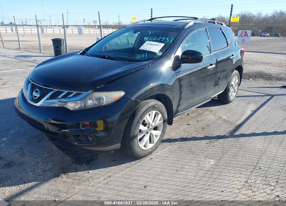 2011 NISSAN MURANO SL VIN: JN8AZ1MW4BW160224