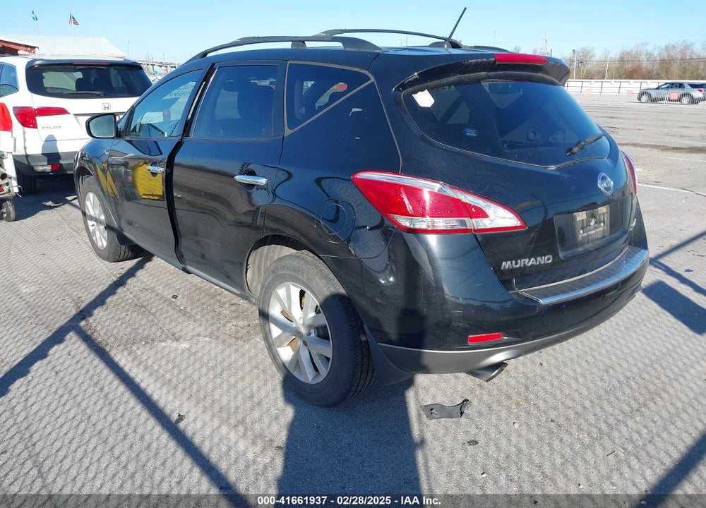 2011 NISSAN MURANO SL VIN: JN8AZ1MW4BW160224