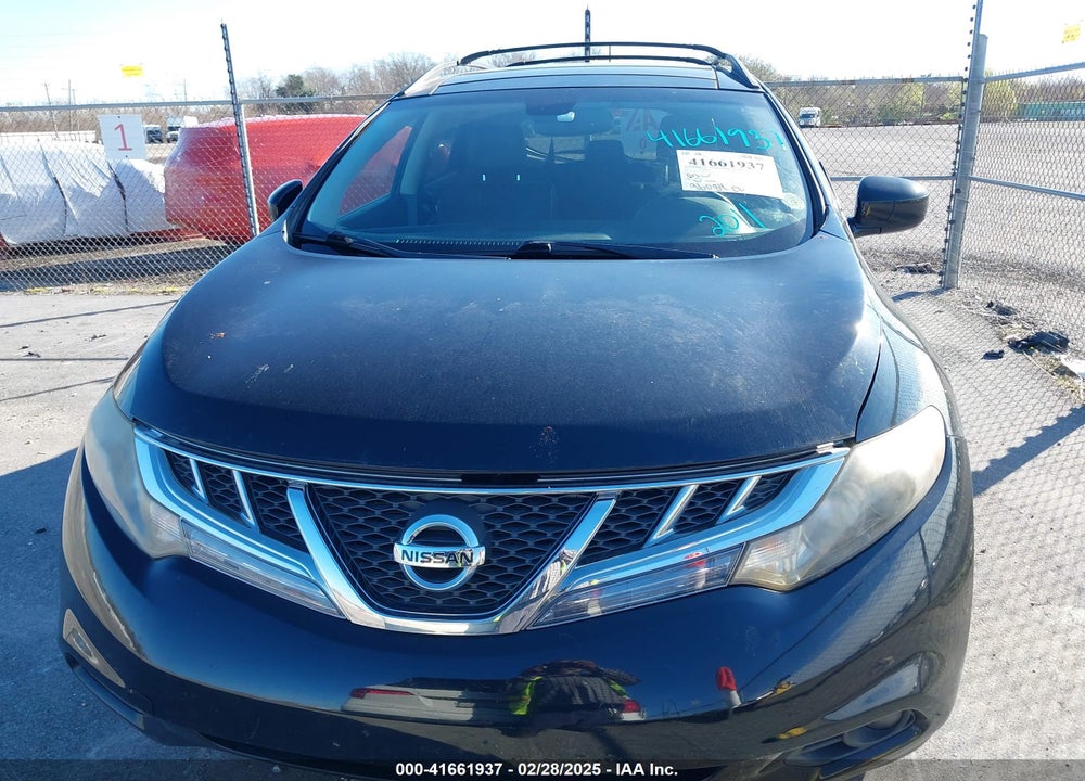 2011 NISSAN MURANO SL VIN: JN8AZ1MW4BW160224