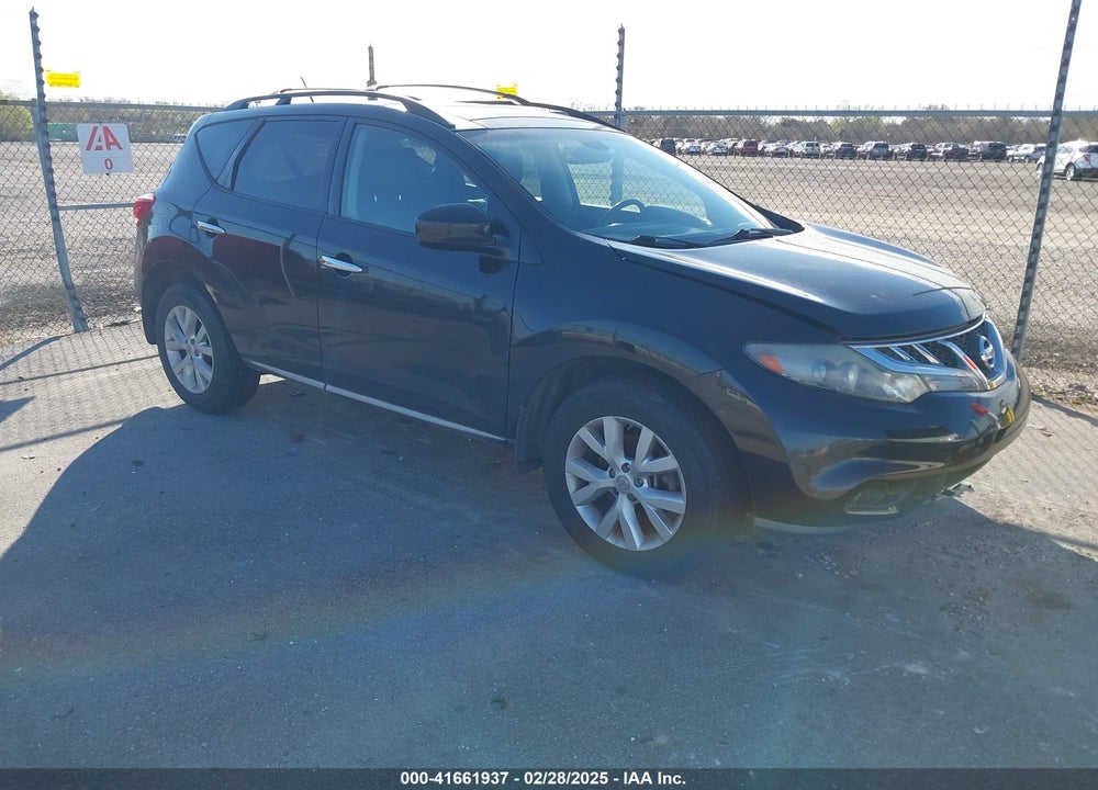 2011 NISSAN MURANO SL VIN: JN8AZ1MW4BW160224
