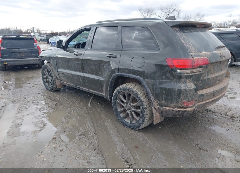 2016 JEEP GRAND CHEROKEE VIN: 1C4RJFBG5GC406494