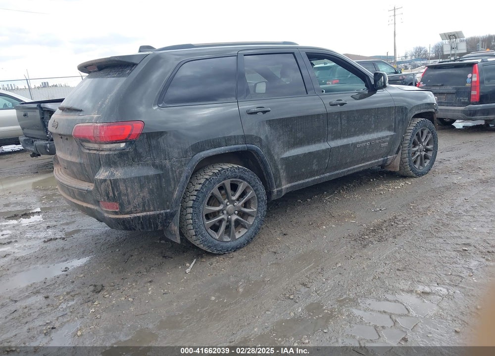 2016 JEEP GRAND CHEROKEE VIN: 1C4RJFBG5GC406494