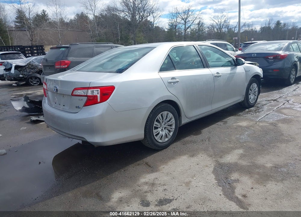 2012 TOYOTA CAMRY HYBRID VIN: 4T1BD1FK2CU015202