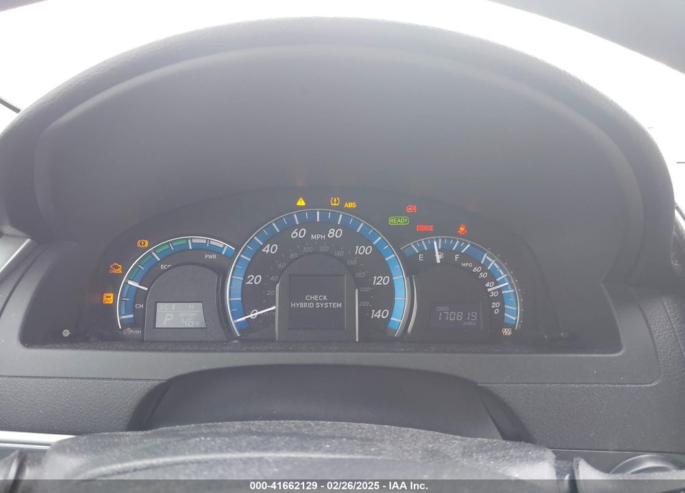 2012 TOYOTA CAMRY HYBRID VIN: 4T1BD1FK2CU015202