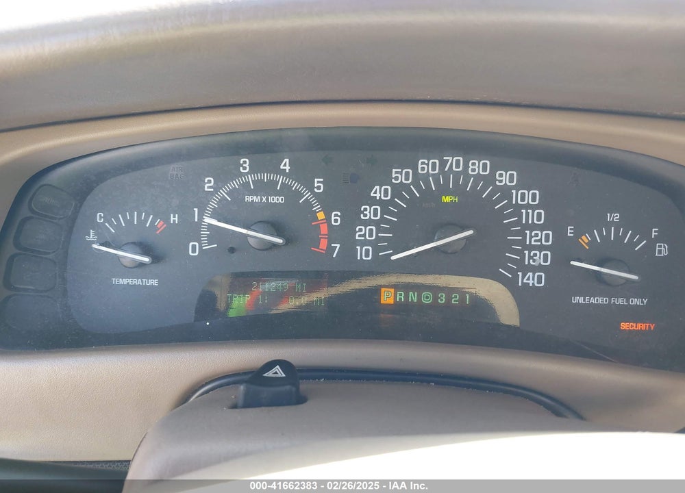 2000 BUICK PARK AVENUE VIN: 1G4CU5219Y4205854